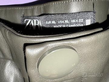 Leggings in pelle ZARA