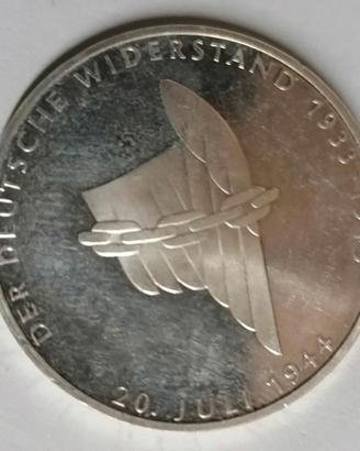 10 Mark 1994 Germania Argento 625 Resistenza Tedes