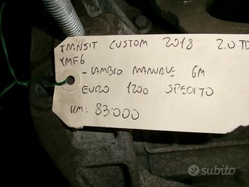 Cambio manuale 6 marce per transit custom 2018 2.0