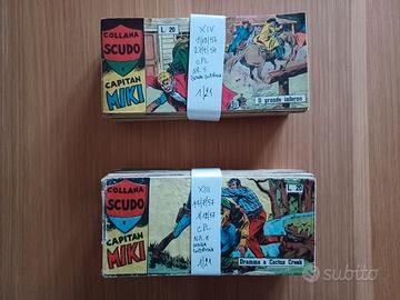 Fumetti striscia originali Capitan Miki anni 50