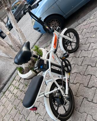 Bici Elettrica Pieghevole 250W Compatta e Leggera