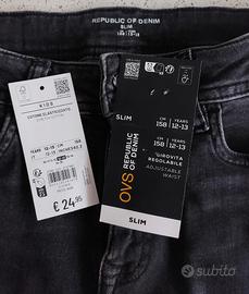 Jeans neri OVS Kids anni 12-13