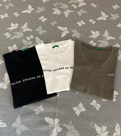 3 T-Shirt United Colors Benetton donna