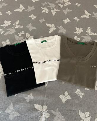 3 T-Shirt United Colors Benetton donna