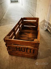 Coppia cassette legno originali F.lli Mutti 