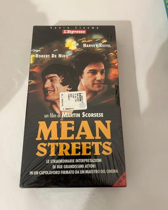 VHS videocassetta Mean Streets Robert De Niro