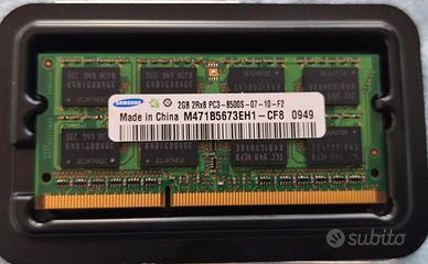 SAMSUNG 4GB SODIMM DDR3 PC3-8500S (1087 Mhz)