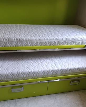 Struttura a ponte letti cameretta Moretti Compact