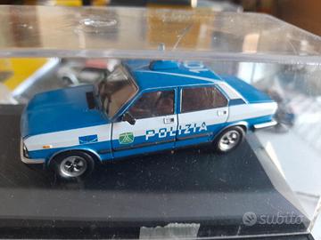 Fiat 132 Polizia Modellino Scala 1/43