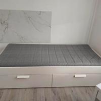 Letto singolo con Cassettoni