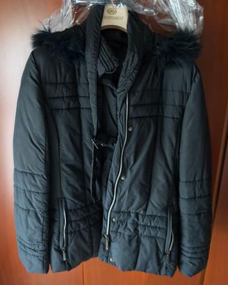 Giubbotto donna Mixture nero con cappuccio tg 46