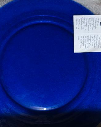 Set 4 Sottopiatti Vetro di Murano Guido Ferro Blu