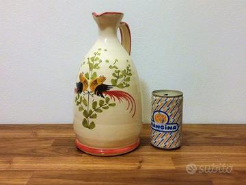 Anfora brocca in ceramica otre artigianale rustica