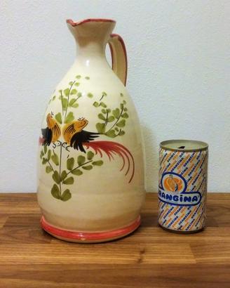 Anfora brocca in ceramica otre artigianale rustica