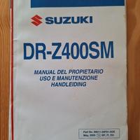 uso e manutenzione DR- Z400 SM
