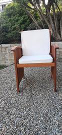 poltroncina in teak 