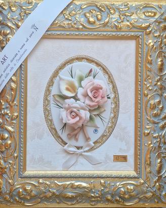 Quadro Capodimonte Style porcellana artistica – ro