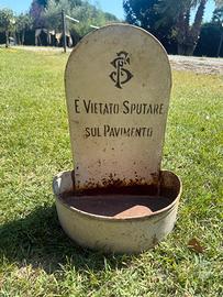 Sputacchiera Ferrovie dello Stato originale 1900