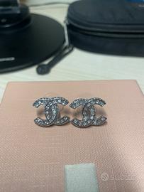 Orecchini Chanel Argento donna