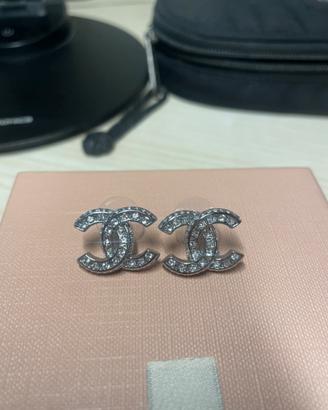 Orecchini Chanel Argento donna