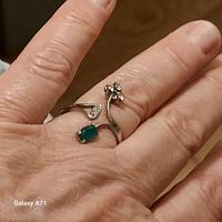 anello vintage in argento 800