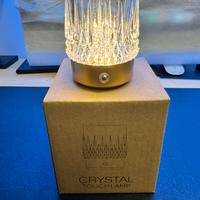 Lampada ricaricabile bicchiere cristal