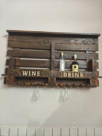 porta vino /liquore e calici