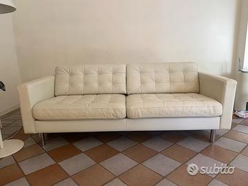 DIVANO VERA PELLE 3 POSTI modello Ikea Landskrona