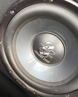 Subwoofer auto ground zero