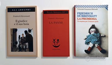 3 libri di Friedrich Dürrenmatt
