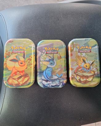 Pokemon lotto 3 minitin evoluzioni prismatiche ita