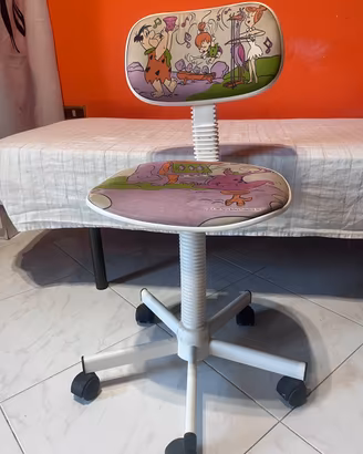 Sedia bambini  (Flintstones) originale anni 90