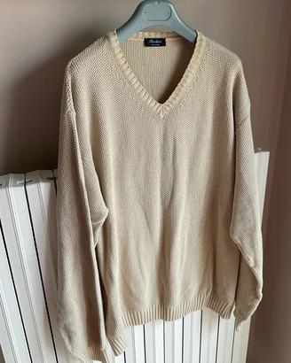 Maglione uomo cotone beige BARBIERI Vintage