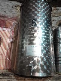 Fusto acciaio inox 100 litri