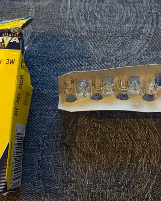 Lampadine 3W 12V W3W, 7 pezzi, lampadine auto