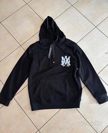 Felpa nera con logo amiri