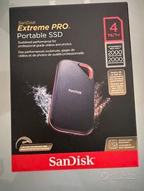 Disco esterno sandisk extreme pro 4TB