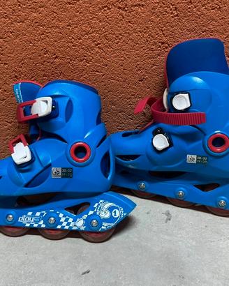 Pattini in linea OXELO bambino regolabili 30–32