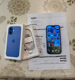 Apple iPhone 16 128gb Blu Oltremare