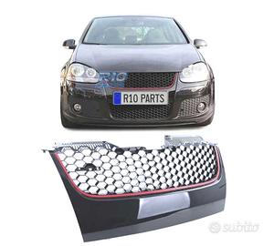 GRIGLIA VOLKSWAGEN VW GOLF 5 NERA ROSSA LOOK GTI