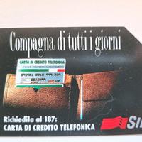 scheda telefonica rara compagnia di tutti i giorni