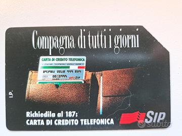 scheda telefonica rara compagnia di tutti i giorni