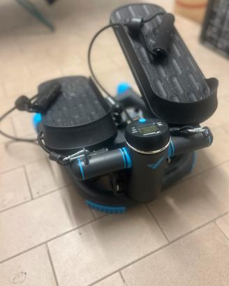 Stepper digitale + manubri palestra