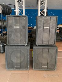 Coppia FBT L1A + 2 Subwoofer Attivi S1A
