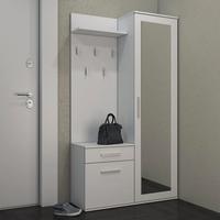 Mobile ingresso moderno 100 cm specchio appendi