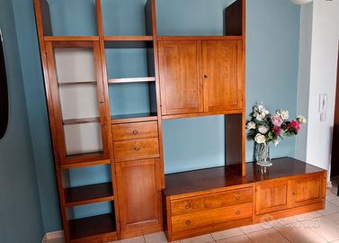 Mobile soggiorno arte povera in legno