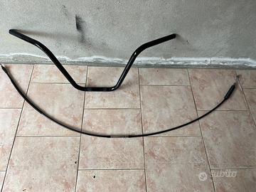 Manubrio ape henger 12” nero + cavo frizione
