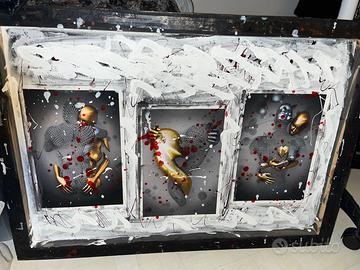 Quadro con stampa su tela …LOVE IS LOVE