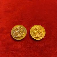 2 Sterline Oro 22kt Carati 1925-1928 