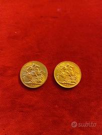 2 Sterline Oro 22kt Carati 1925-1928 